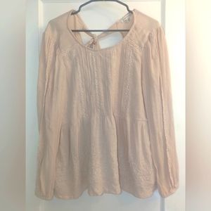 American Eagle top, light pink, size Large